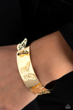 Paparazzi "Magical Mariposas" Gold Bracelet Paparazzi Jewelry