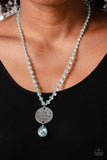 Paparazzi "Priceless Plan" Blue Necklace & Earring Set Paparazzi Jewelry