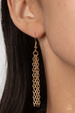 Paparazzi "Divine Devotion" Gold Necklace & Earring Set Paparazzi Jewelry