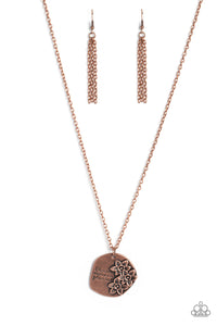 Paparazzi "Planted Possibilities" Copper Necklace & Earring Set Paparazzi Jewelry