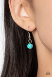 Paparazzi "Authentic Admirer" Blue Necklace & Earring Set Paparazzi Jewelry