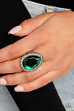 Paparazzi "Illuminated Icon" Green Ring Paparazzi Jewelry