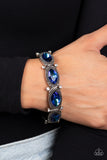 Paparazzi "Dancing Diva" Blue Bracelet Paparazzi Jewelry