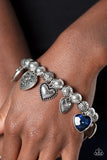 Paparazzi "Charming Crush" Blue Bracelet Paparazzi Jewelry