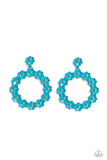 Paparazzi "Daisy Meadows" Blue Post Earrings Paparazzi Jewelry