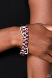 Paparazzi "Timeless Trifecta" Pink Bracelet Paparazzi Jewelry
