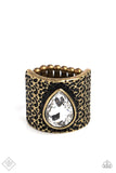 Paparazzi "Singed Shape" Brass FASHION FIX Ring Paparazzi Jewelry