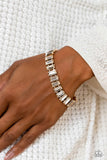 Paparazzi "Darling Debutante" Gold FASHION FIX Bracelet Paparazzi Jewelry