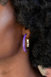 Paparazzi "Groovy Glissando" FASHION FIX Purple Earrings Paparazzi Jewelry