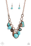 Paparazzi "Countryside Collection" Copper Fashion Fix Necklace & Earring Set Paparazzi Jewelry