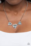 Paparazzi "State of the HEART" Blue Necklace & Earring Set Paparazzi Jewelry