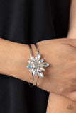 Paparazzi "Chic Corsage" White Bracelet Paparazzi Jewelry