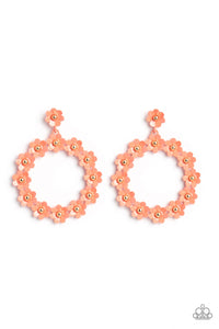 Paparazzi "Daisy Meadows" Orange Post Earrings Paparazzi Jewelry