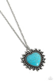 Paparazzi "Southwestern Sentiment" Blue Necklace & Earring Set Paparazzi Jewelry