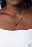 Paparazzi "Cant BUTTERFLY Me Love" Purple Necklace & Earring Set Paparazzi Jewelry