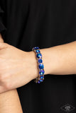 Paparazzi "Born To Bedazzle" Blue Bracelet Paparazzi Jewelry