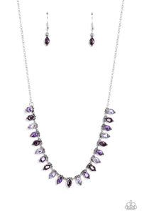 Paparazzi "Fairy Light Fashion" Purple Necklace & Earring Set Paparazzi Jewelry