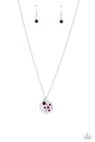 Paparazzi "Dandelion Delights" Purple Necklace & Earring Set Paparazzi Jewelry