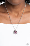 Paparazzi "Dandelion Delights" Purple Necklace & Earring Set Paparazzi Jewelry