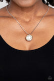 Paparazzi "Haute Hybrid" White Necklace & Earring Set Paparazzi Jewelry