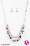 Paparazzi "Let Me Introduce Myself" Pink Necklace & Earring Set Paparazzi Jewelry