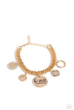 Paparazzi "GLITTER and Grace" Gold Bracelet Paparazzi Jewelry