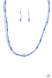 Paparazzi "Beaming Bling" Blue Necklace & Earring Set Paparazzi Jewelry