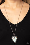 Paparazzi "Stony Summer" Blue Necklace & Earring Set Paparazzi Jewelry