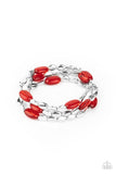 Paparazzi "Sorry to Burst Your BAUBLE" Red Bracelet Paparazzi Jewelry