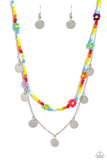 Paparazzi "Rainbow Dash" Multi Necklace & Earring Set Paparazzi Jewelry