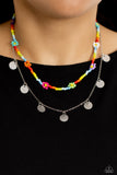 Paparazzi "Rainbow Dash" Multi Necklace & Earring Set Paparazzi Jewelry