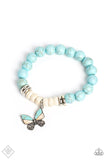 Paparazzi "Bold Butterfly" Blue FASHION FIX Bracelet Paparazzi Jewelry