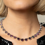 Paparazzi "Kaleidoscope Charm" Purple Necklace & Earring Set Paparazzi Jewelry