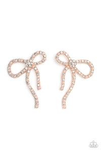 Paparazzi "Deluxe Duet" Rose Gold Post Earrings Paparazzi Jewelry