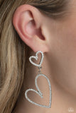 Paparazzi "Doting Duo" White Post Earrings Paparazzi Jewelry