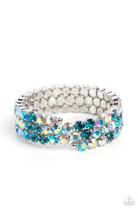 Paparazzi "Iridescent Incantation" Blue Bracelet Paparazzi Jewelry