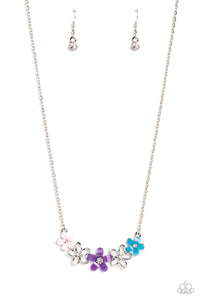 Paparazzi "WILDFLOWER About You" Purple Necklace & Earring Set Paparazzi Jewelry