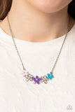 Paparazzi "WILDFLOWER About You" Purple Necklace & Earring Set Paparazzi Jewelry