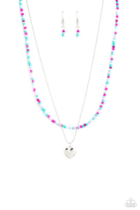 Paparazzi "Candy Store" Blue Necklace & Earring Set Paparazzi Jewelry