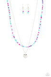Paparazzi "Candy Store" Blue Necklace & Earring Set Paparazzi Jewelry