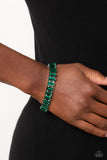 Paparazzi "Darling Debutante" Green Bracelet Paparazzi Jewelry