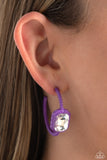 Paparazzi "Call Me TRENDY" Purple Earrings Paparazzi Jewelry