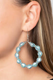 Paparazzi "The PEARL Next Door" Blue Earrings Paparazzi Jewelry