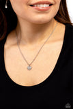 Paparazzi "Goin Courtin" White Necklace & Earring Set Paparazzi Jewelry