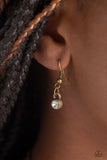 Paparazzi "Radiant Romeo" Brass Necklace & Earring Set Paparazzi Jewelry