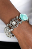 Paparazzi "Optimistic Oasis" Blue Bracelet Paparazzi Jewelry