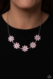 Paparazzi "Flora Fantasy" Pink Necklace & Earring Set Paparazzi Jewelry