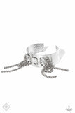 Paparazzi "CHAIN Showers" White Fashion Fix Bracelet Paparazzi Jewelry