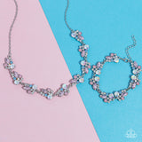 Paparazzi "Swimming in Sparkles" Multi Necklace & Earring Set Paparazzi Jewelry