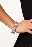 Paparazzi "Fashion Fairy Tale" White Bracelet Paparazzi Jewelry